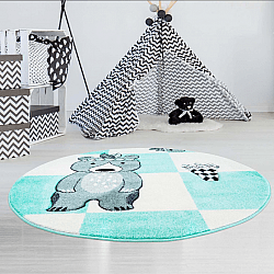 Childrens rugs - Bueno Indian Bear (turquoise)