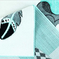 Childrens rugs - Bueno Indian Bear (turquoise)