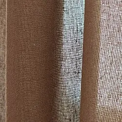 Curtains 2-pack - Cotton curtain Selena (dark brown)