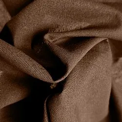 Curtains 2-pack - Cotton curtain Selena (dark brown)