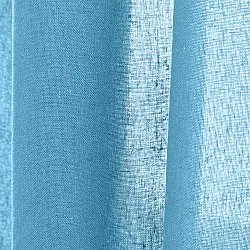Curtains 2-pack - Cotton curtain Selena (turquoise)