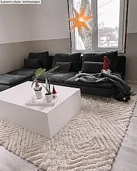 Shaggy rugs - Monti (offwhite)