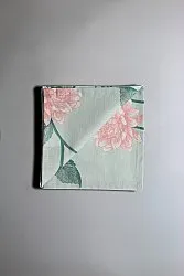 Napkins 4-pack - Alyssa (green/pink)