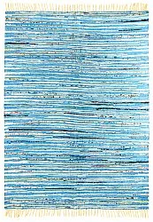 Rag rug - Delhi (blue)