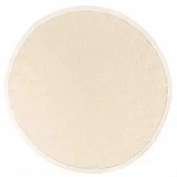 Round rug (sisal) - Agave (natural white)