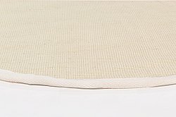 Round rug (sisal) - Agave (natural white)