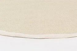 Round rug (sisal) - Agave (natural white)