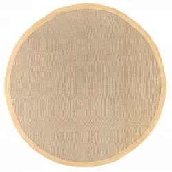 Round rug (sisal) - Agave (light taupe)