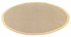 Round rug (sisal) - Agave (light taupe)