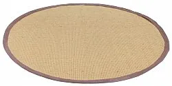Round rug (sisal) - Agave (natural/brown)