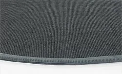 Round rug (sisal) - Agave (dark grey)