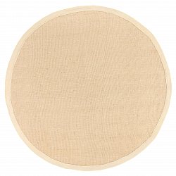Round rug (sisal) - Agave (sand)