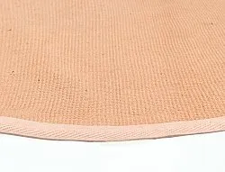 Round rug (sisal) - Agave (apricot)