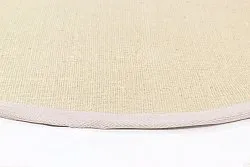 Round rug (sisal) - Agave (silver/grey)