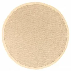 Round rug (sisal) - Agave (beige/beige)