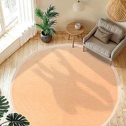 Round rug (sisal) - Agave (apricot)