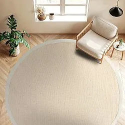 Round rug (sisal) - Agave (beige/grey)