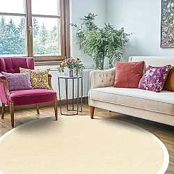 Round rug (sisal) - Agave (ivory)