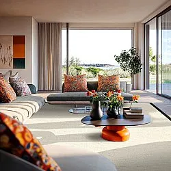 Sisal rugs - Agave (black/offwhite)