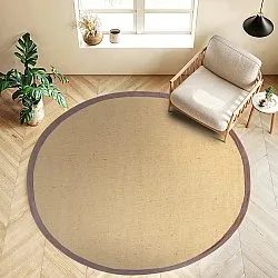 Round rug (sisal) - Agave (natural/brown)