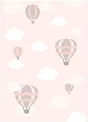 Childrens rugs - Balloons (pink)