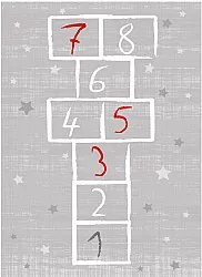 Childrens rugs - Hopscotch (grey)