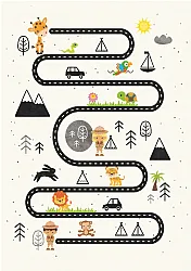 Childrens rugs - Safari road
