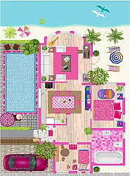 Childrens rugs - Beach world