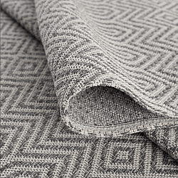 Cotton rug - Kebira (light grey/beige)