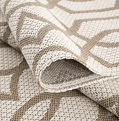 Cotton rug - Kebira (beige)