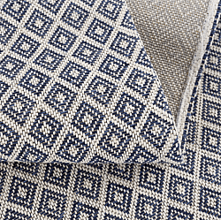 Cotton rug - Saltnes (light grey/blue)