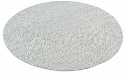 Round rug - Snowshill (grey/white)