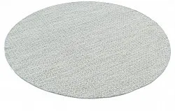 Round rug - Snowshill (grey/white)