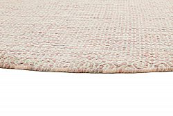 Round rug - Snowshill (pink/white)