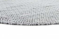 Round rug - Snowshill (black/white)