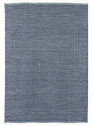 Wool rug - Snowshill (blue/black)