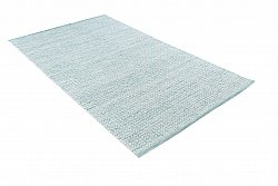 Wool rug - Snowshill (turquoise/white)