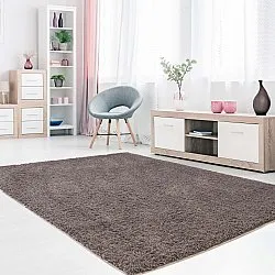 Shaggy rugs - Soft Shine (brown)