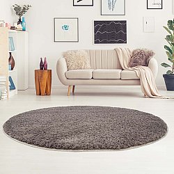 Round rugs - Soft Shine (brown)