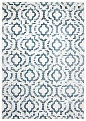 Shaggy Indoor-Outdoor - Trenton (white/blue)