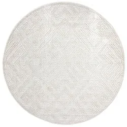 Round rug - Indoor/Outdoor Shirley (cream)