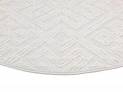 Round rug - Indoor/Outdoor Shirley (cream)