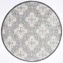 Round rug - Indoor/Outdoor Hampton (grey)