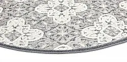 Round rug - Indoor/Outdoor Hampton (grey)