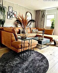 Round rugs - Cosy (anthracite)