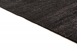 Bamboo silk rug - Faliraki (black)