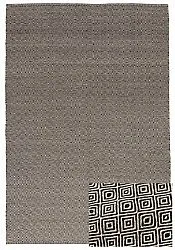 Wool rug - Varella (black/white)