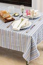 Linen tablecloth - Tara (blue)