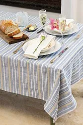 Linen tablecloth - Tara (blue)