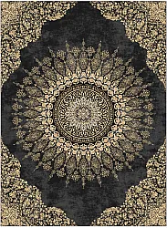 Wilton rug - Sandrigo (black/gold)